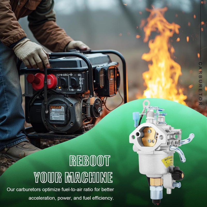 QAZAKY Carburetor Compatible with Onan Cummins RV Generator A041D744 146-0881 QG 4000 4KYFA-6747P 0A6562 KY Series Carb 1460881 QG4000 4KYFA6747P - Image 2